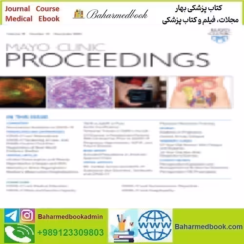 Mayo Clinic Proceedings Volume 95 Issue 1 to 12 2020 TRU