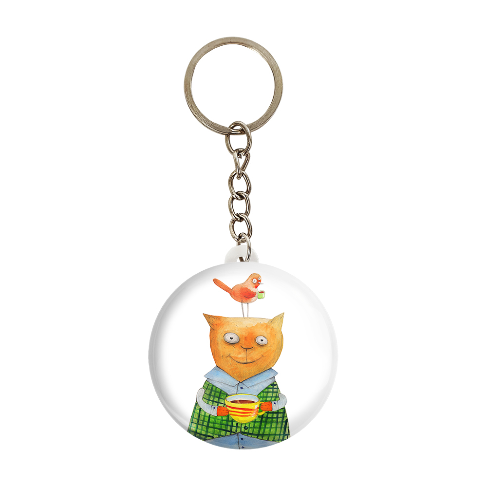 جاکلیدی خندالو طرح گربه کد 5253