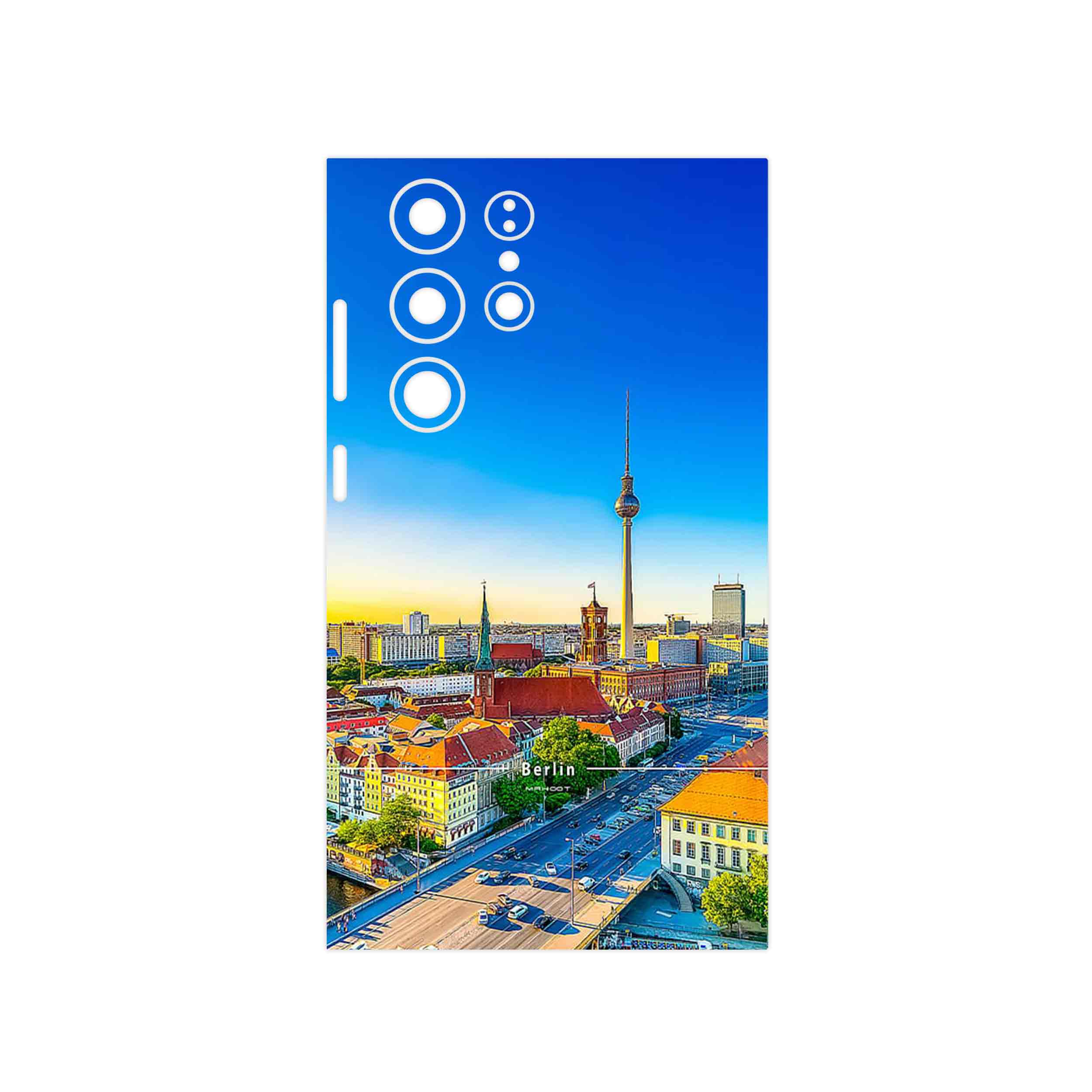برچسب پوششی ماهوت مدل City of Berlin مناسب برای گوشی موبایل سامسونگ Galaxy S23 Ultra