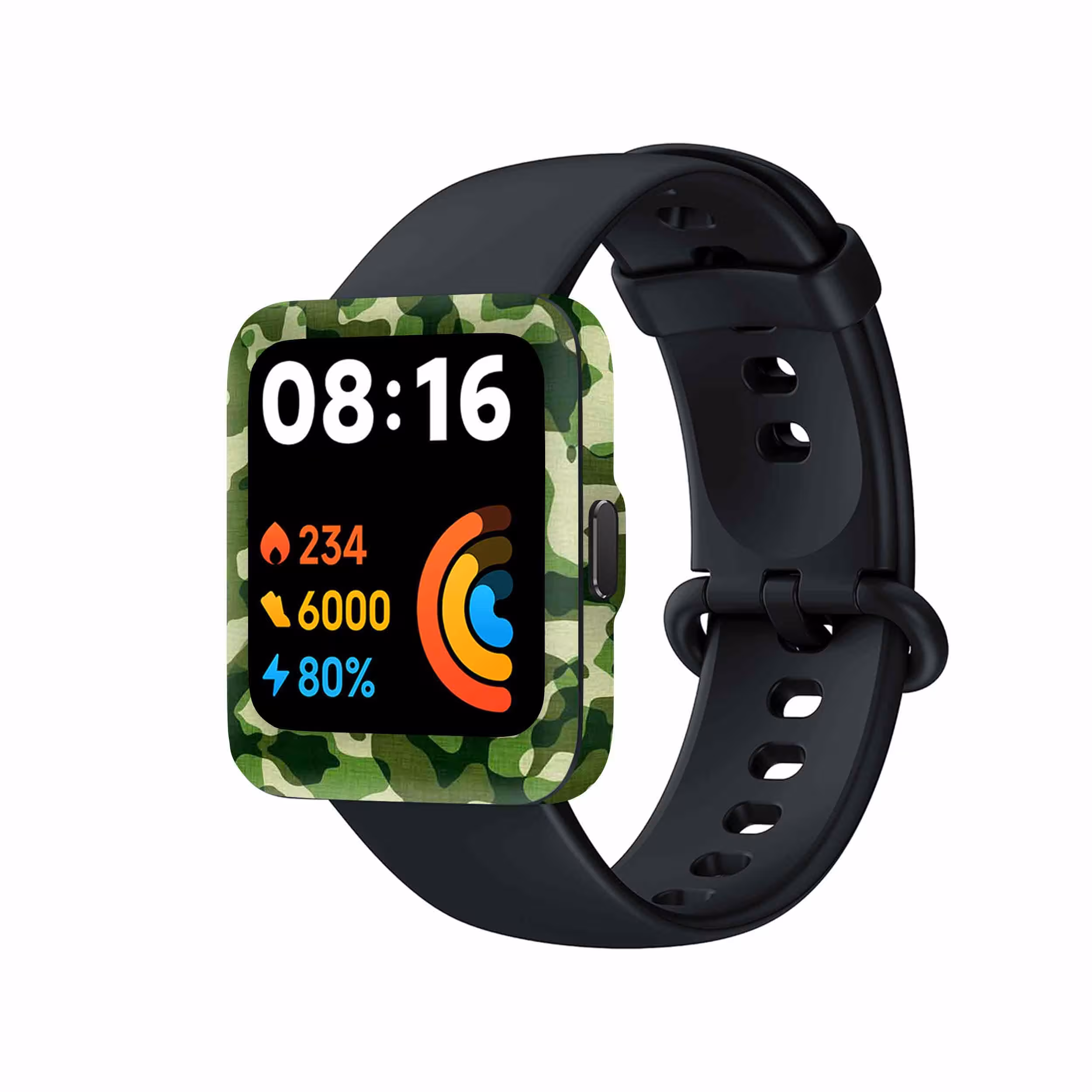 برچسب ماهوت طرح Army_Green مناسب برای ساعت هوشمند شیائومی Redmi Watch 2 Lite