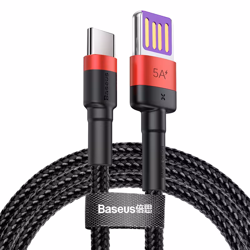 کابل تبدیل USB به USB-C باسئوس مدل P91 Quick Charging طول 1 متر