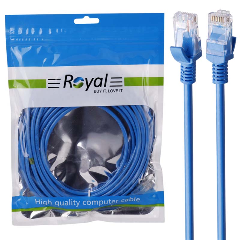 کابل 5 متری شبکه CAT5 رویال Royal