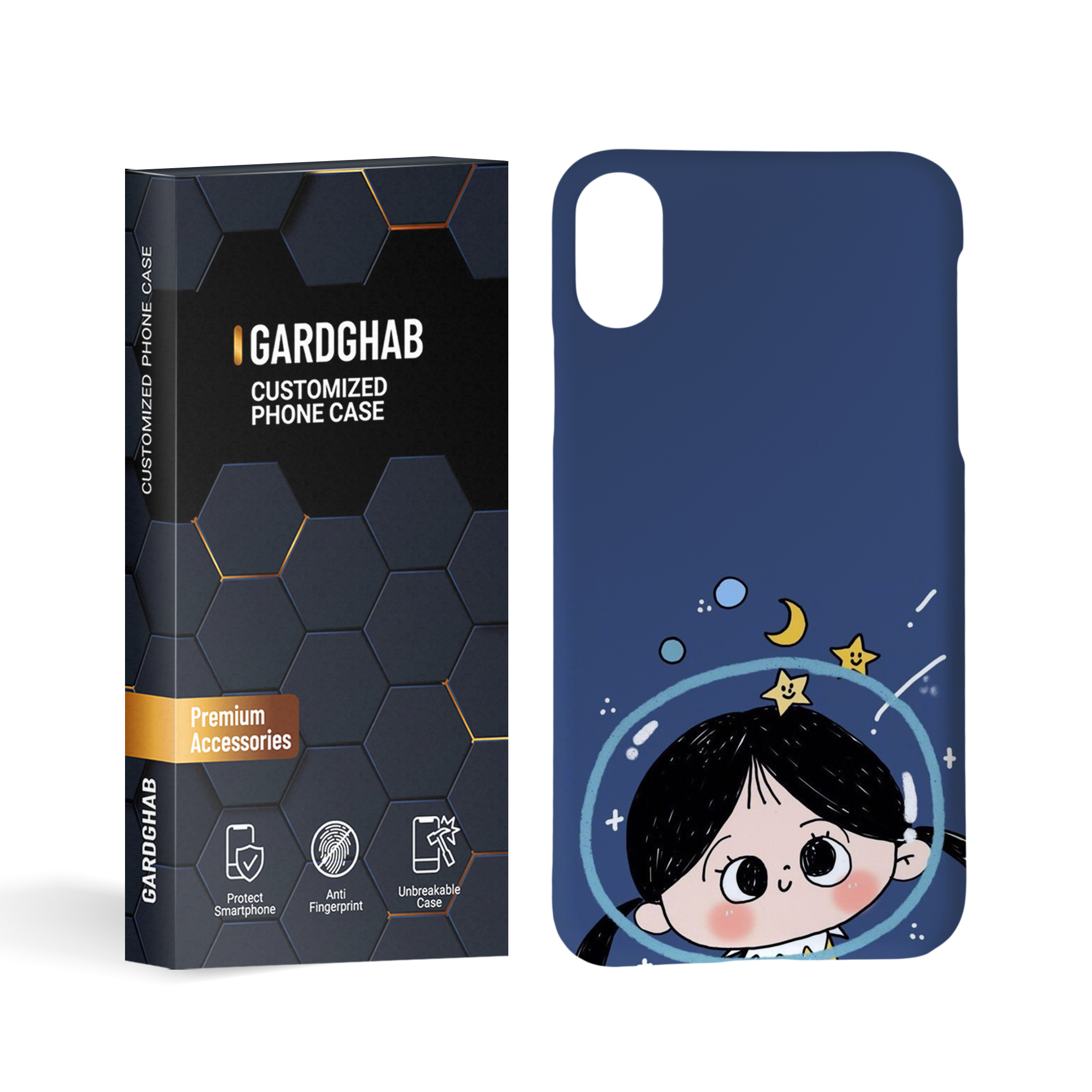       کاور گارد قاب مدل دخترانه مناسب برای گوشی موبایل اپل iphone x / xs