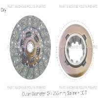 دیسک کلاچ لیفتراک مدل Outer Diameter Ф = 255 mm, Spline = 10 T