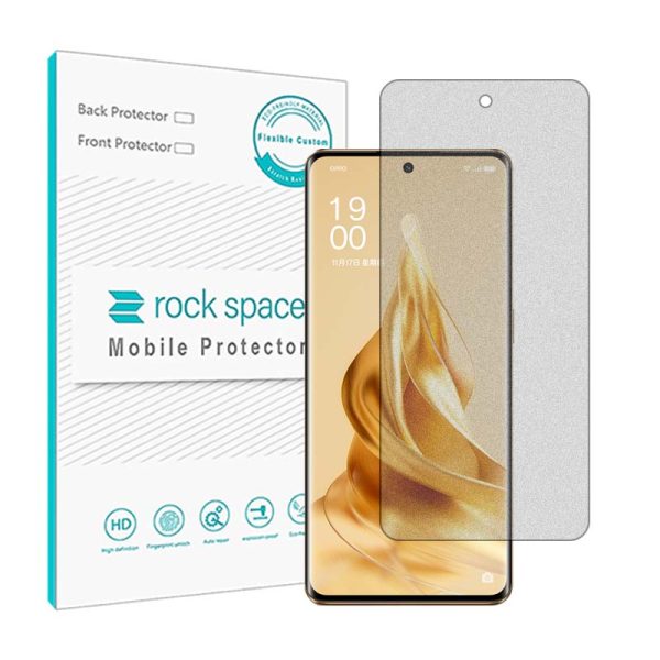 گلس اوپو Reno9 Pro Plus مدل نانو هیدروژل مات برند راک اسپیس کد 24514S