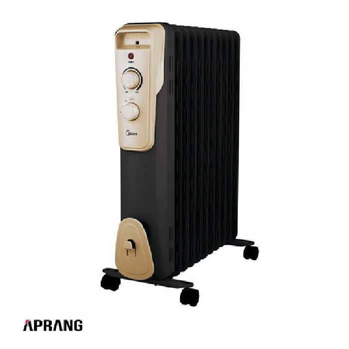 شوفاژ برقی مایدیا مدل NY2311-16JA - طلایی