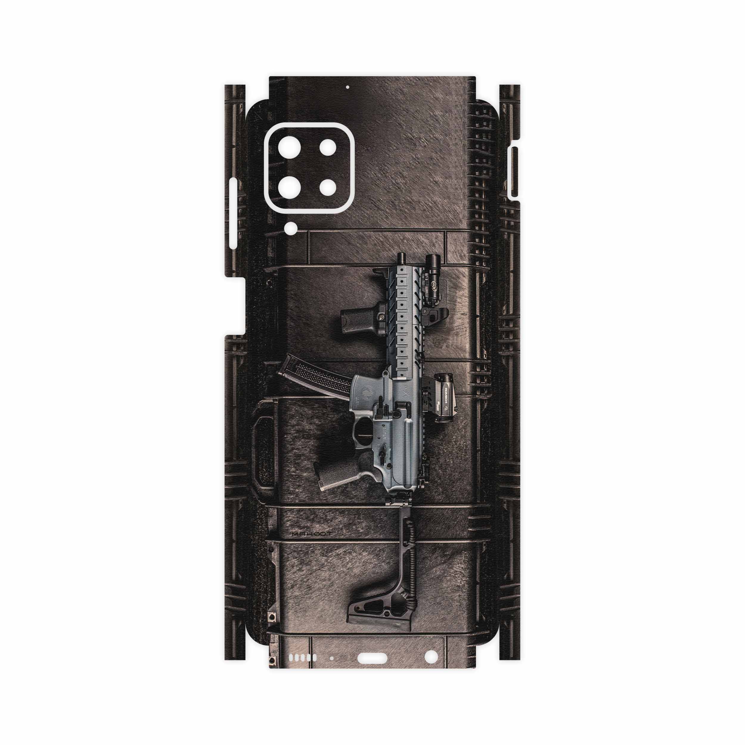 برچسب پوششی ماهوت مدل Gun-FullSkin مناسب برای گوشی موبایل سامسونگ Galaxy M62