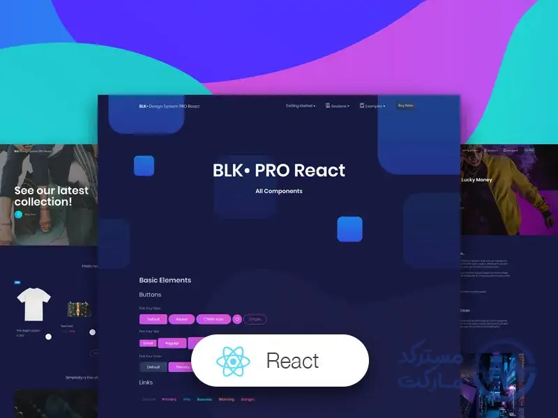 دانلود قالب BLK Design System PRO React