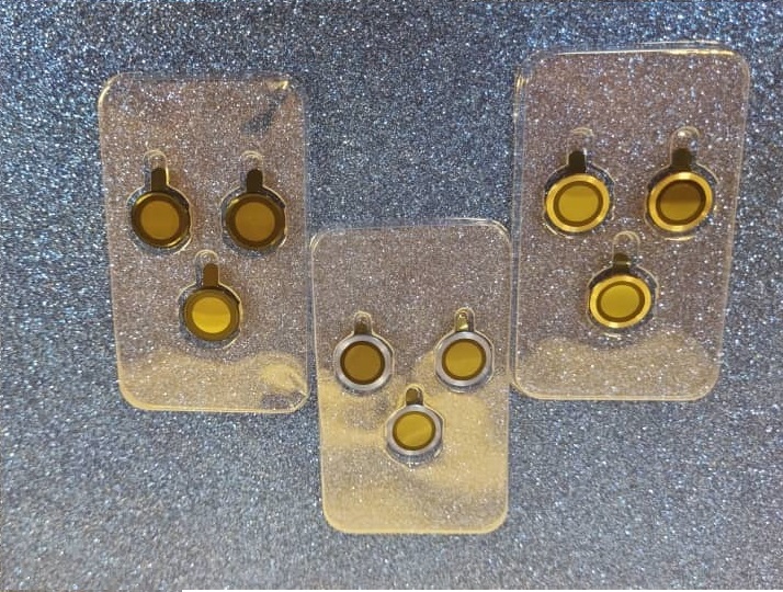 محافظ لنزدوربین رنگی آیفون12پرو و12 پرومکس