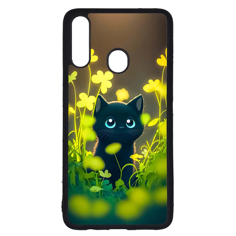 کاور طرح بچه گربه کد G-085 مناسب برای گوشی موبایل سامسونگ Galaxy A20s | دیجی قاب دونی
