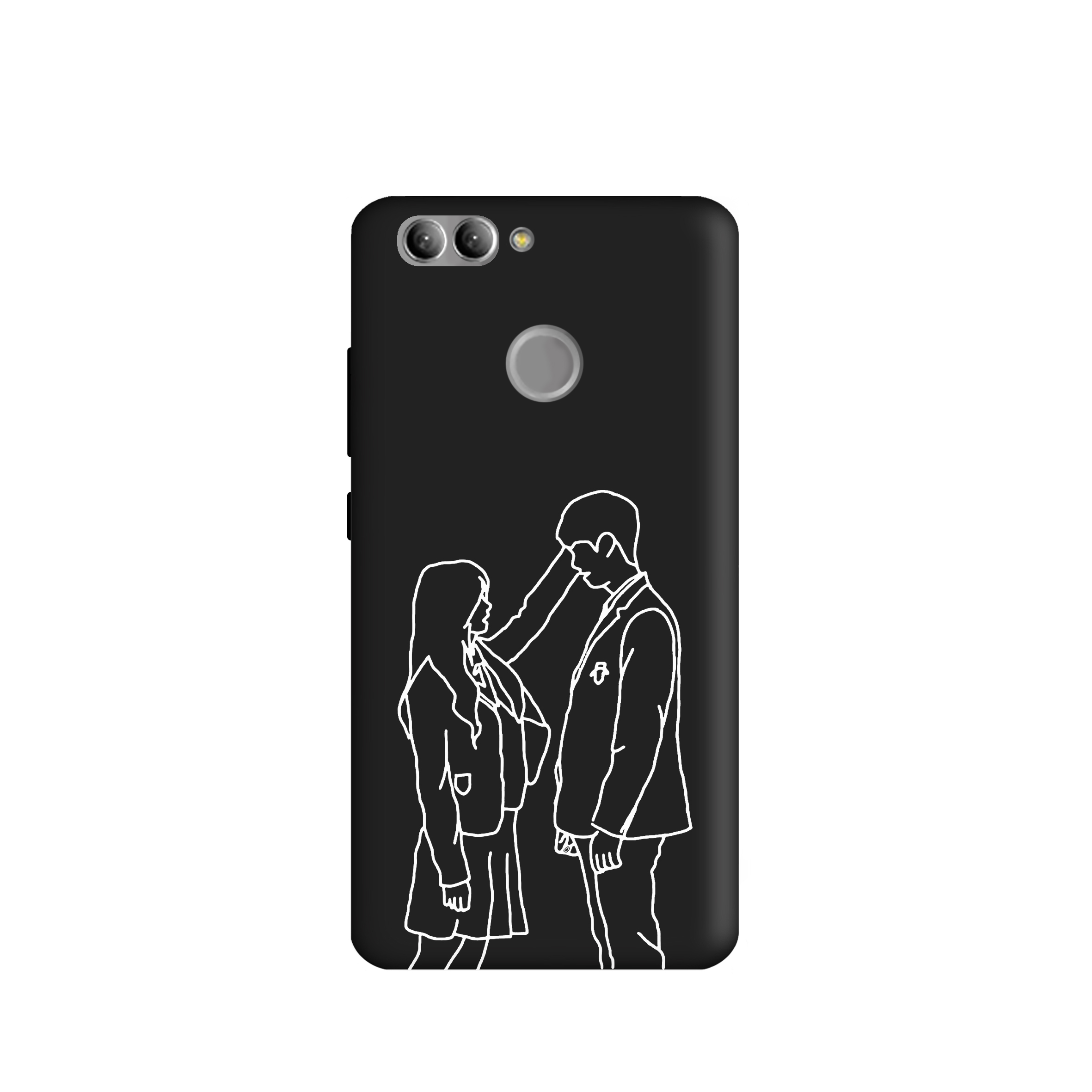 کاور طرح  عاشقانه مینیمال کد u3467 مناسب برای گوشی موبایل  هوآوی Y9 2018