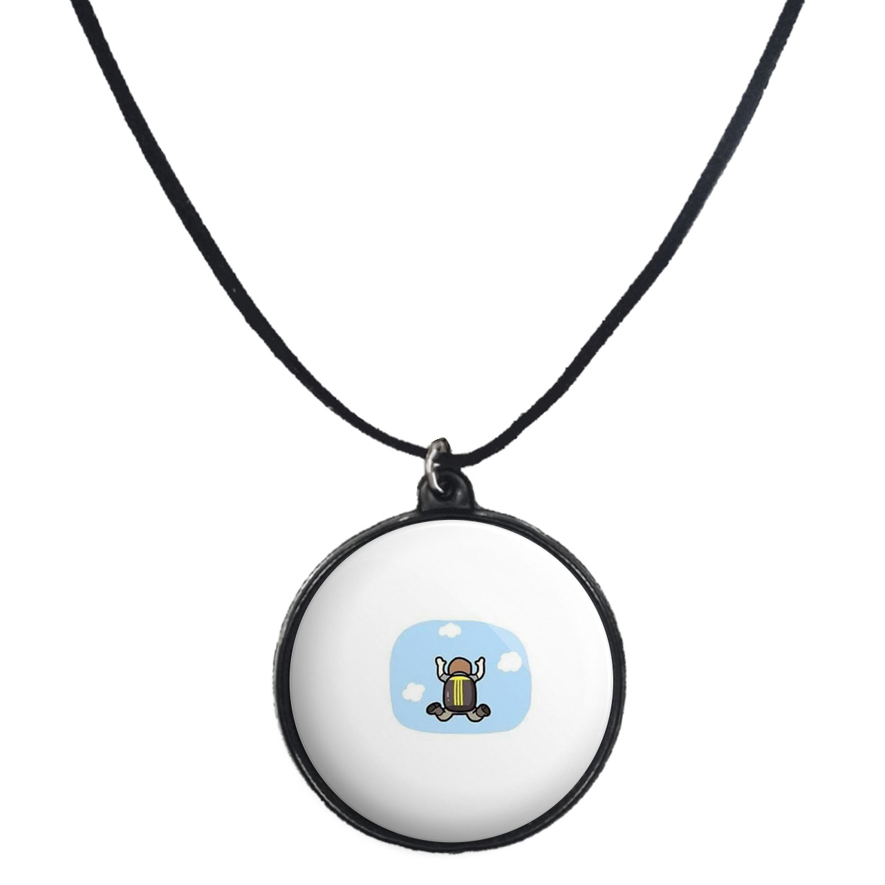 گردنبند پرمانه طرح PUBG کد pmb.28050 مدل دو طرفه