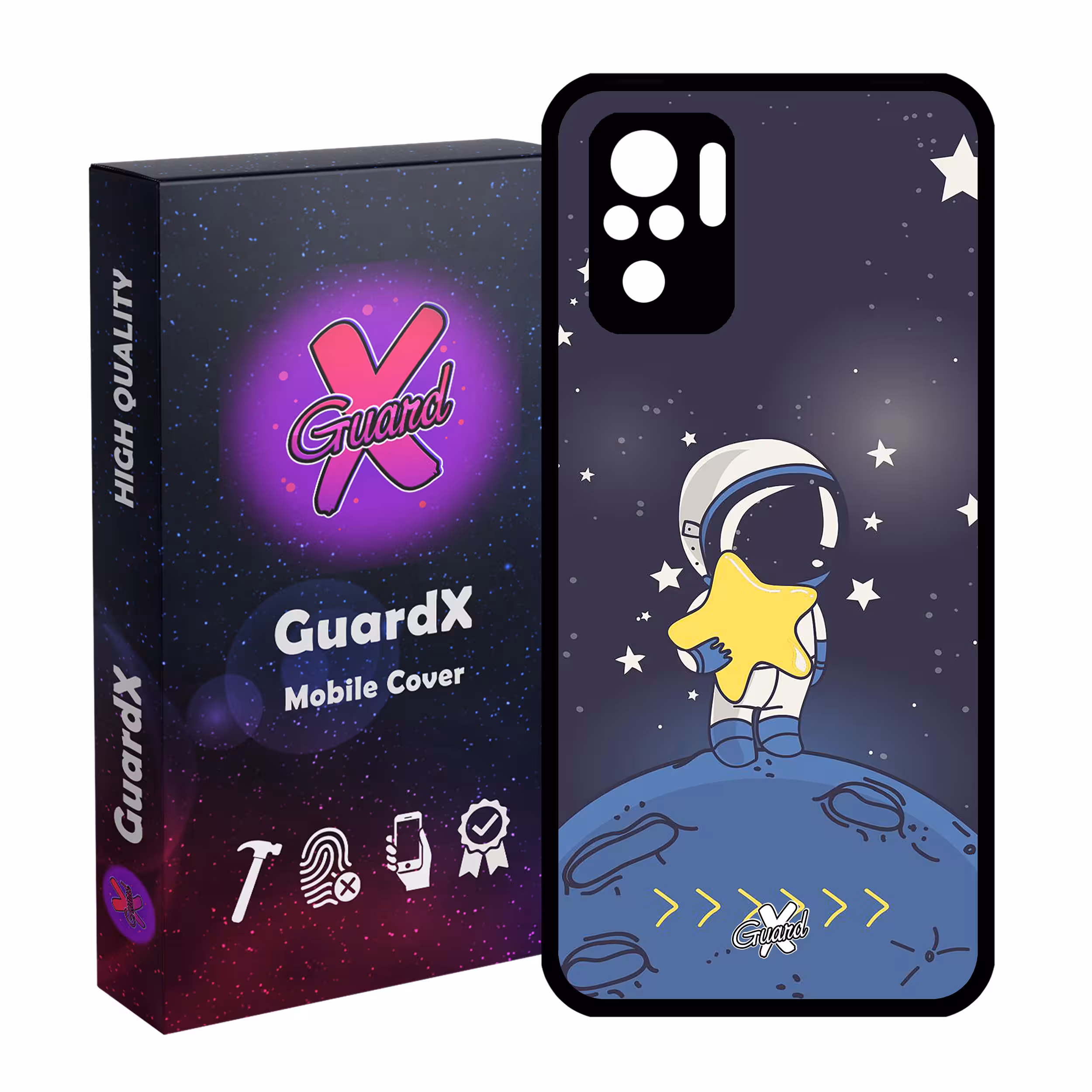کاور گارد ایکس طرح Galaxy مدل Glass10004 مناسب برای گوشی موبایل شیائومی Redmi Note 10 4G / Note 10S