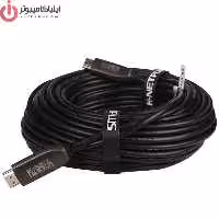 کابل فیبر نوری HDMI 2.1 کی نت پلاس مدل KNET PLUS KP-CHAOC21400 به طول 40 متر
