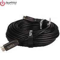 کابل فیبر نوری HDMI 21 کی نت پلاس مدل KNET PLUS KP-CHAOC21400 به طول 40 متر