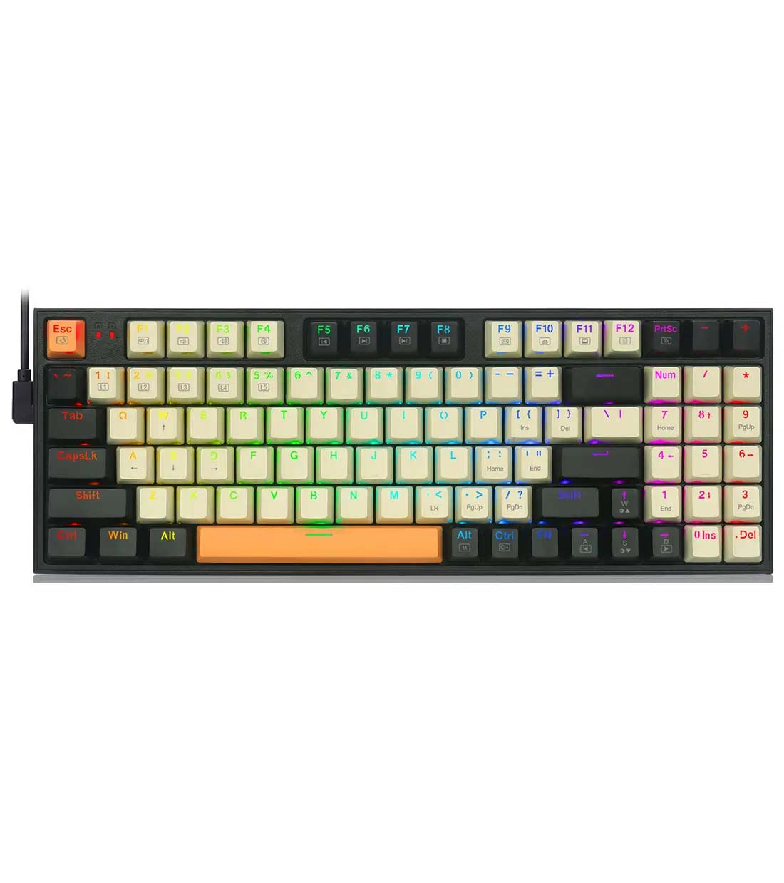 خرید کیبورد ردراگون Redragon Kitava K636 CLO RGB با بهترین قیمت