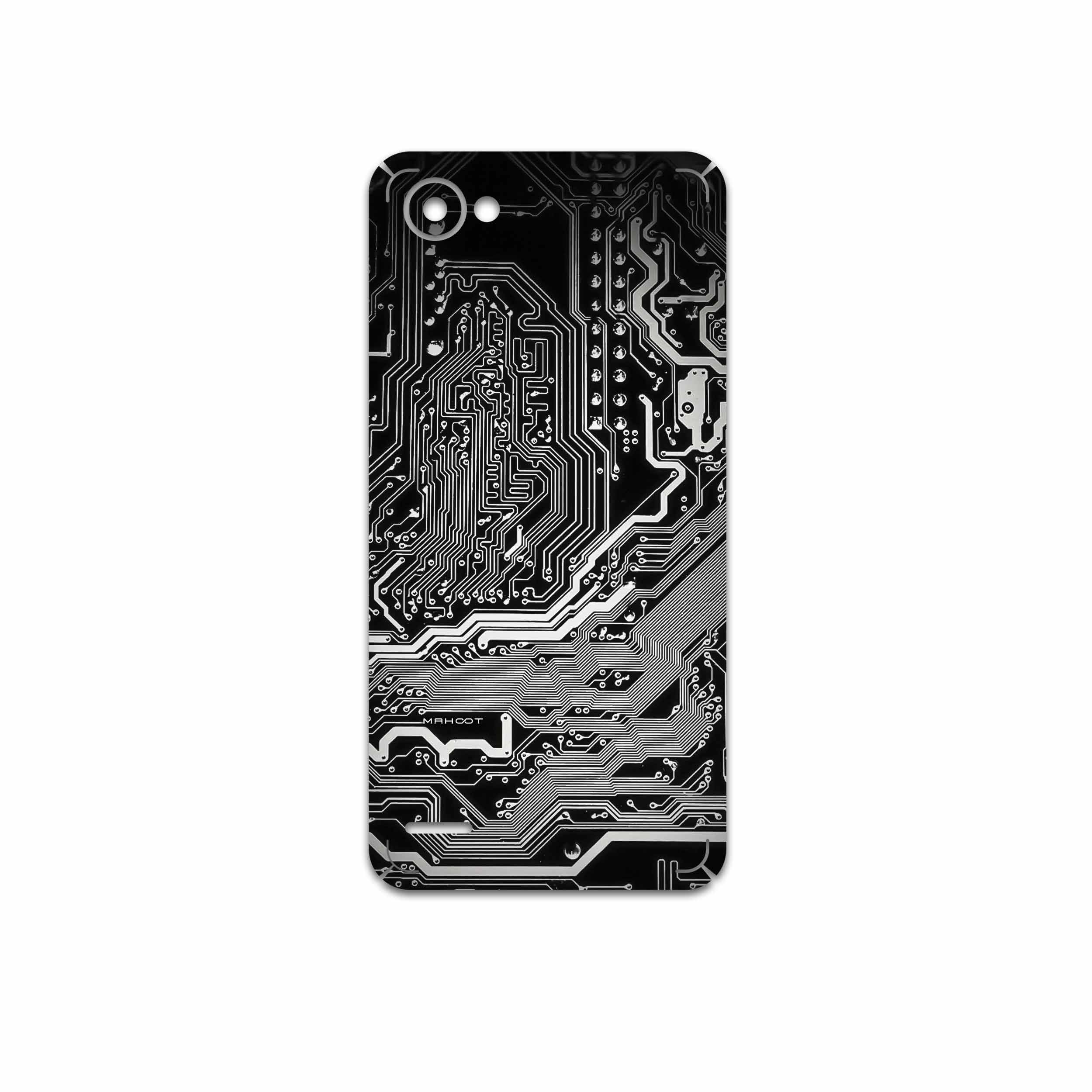 برچسب پوششی ماهوت مدل Black Printed Circuit Board مناسب برای گوشی موبایل ال جی Q6