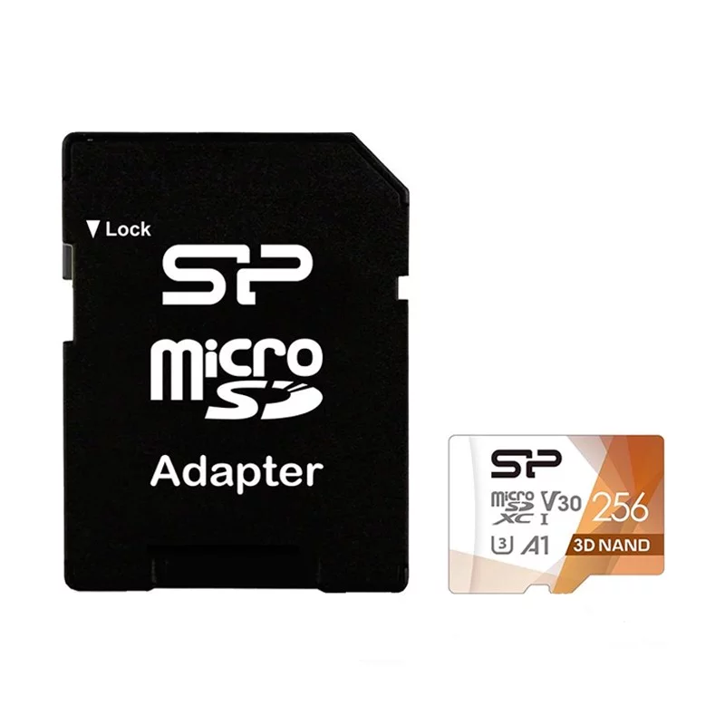 کارت حافظه MicroSDXC سیلیکون پاور مدل Superior Pro کلاس 10 استاندارد UHS-I U3 با سرعت 100mb ظرفیت 256 گیگابایت