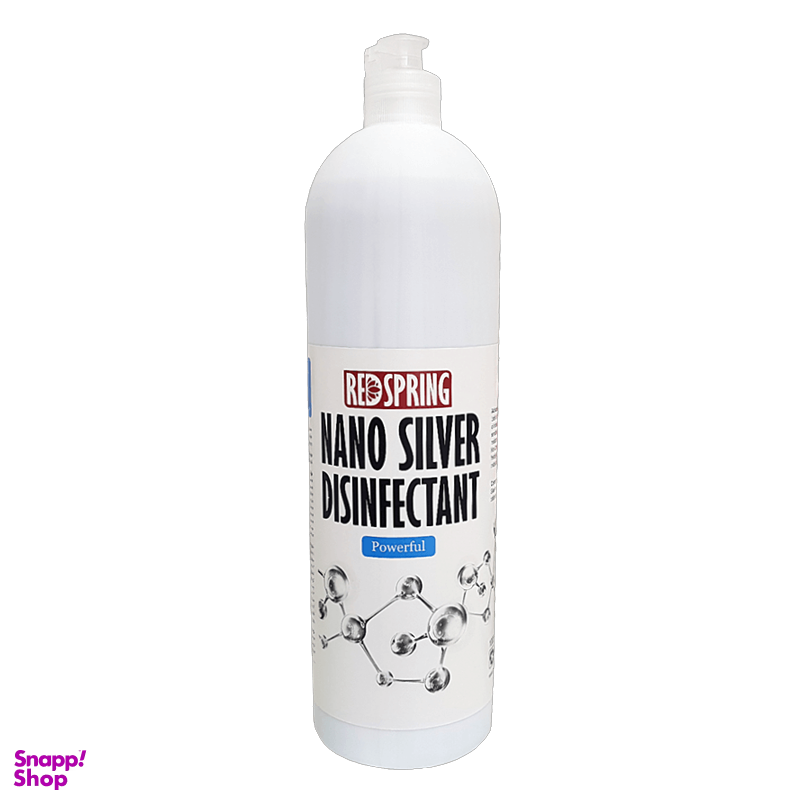 محلول ضد عفونی کننده و تمیز کننده رداسپرینگ (Redspring) مدل Powerful Nano Silver حجم 1 لیتر