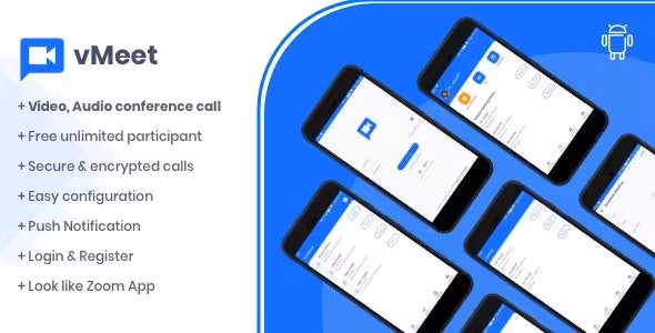 دانلود اپلیکیشن کنفرانس ویدیویی اندروید Vmeet