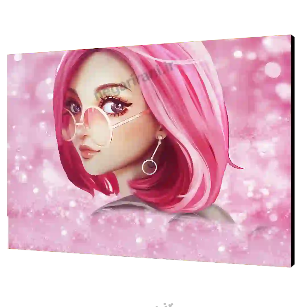 تابلو شاسی دختر زیبا مدل  D5