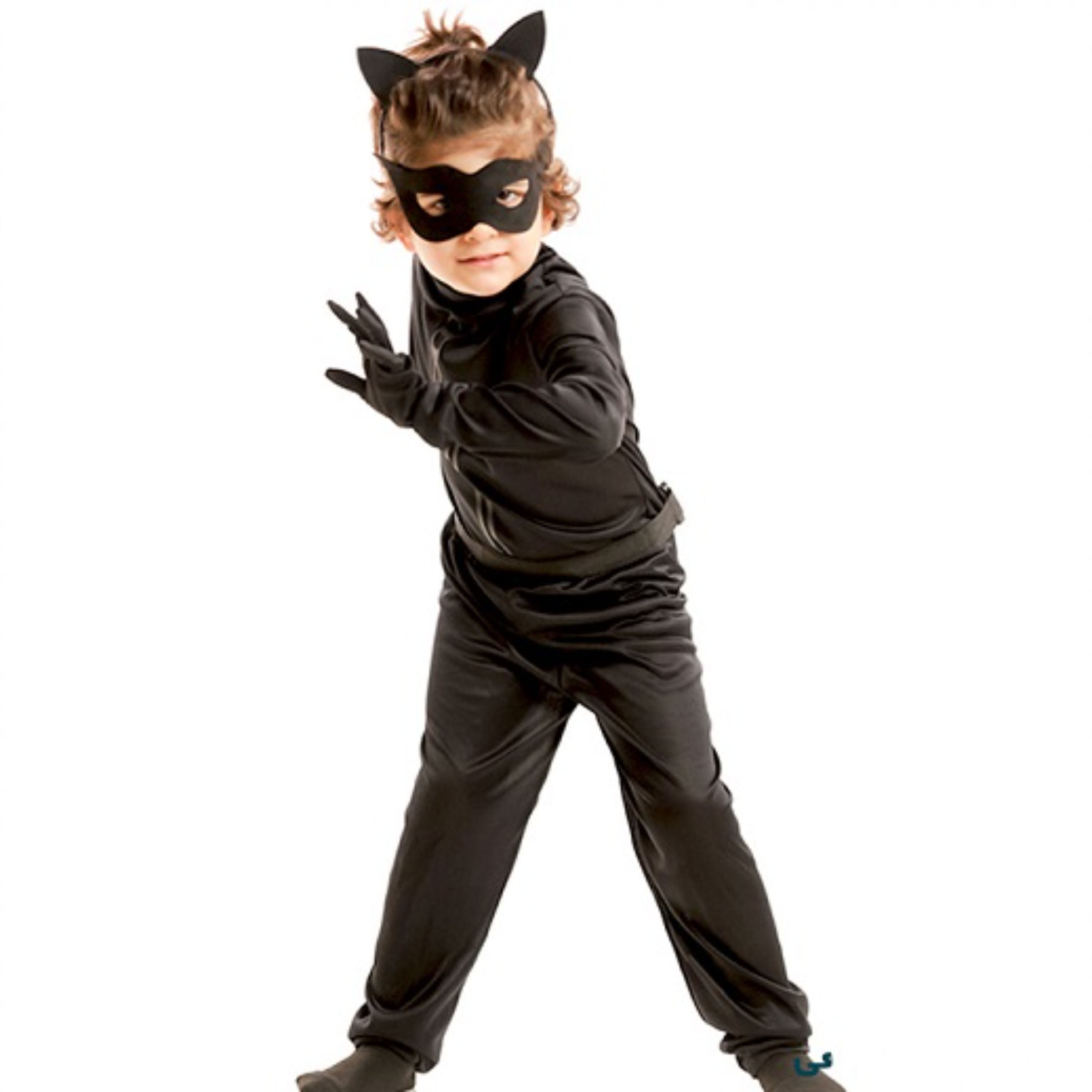 لباس گربه سیاه  پسرانه سایز یک (5 تا 7  سال)