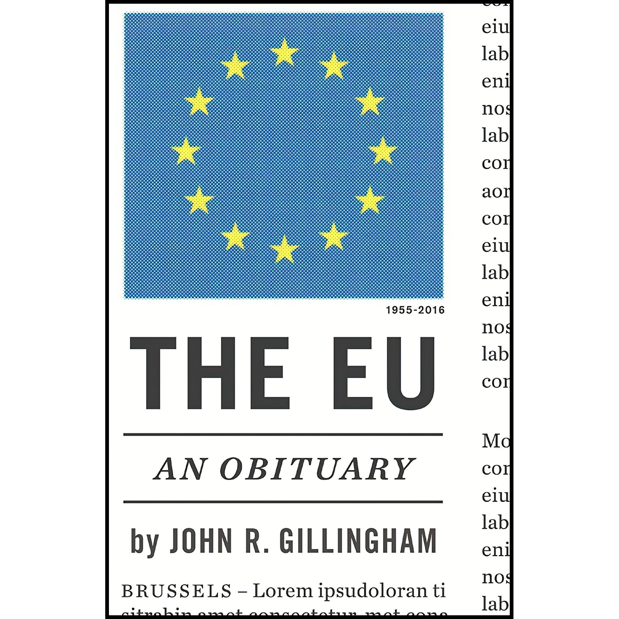 کتاب The EU اثر John R Gillingham انتشارات Verso