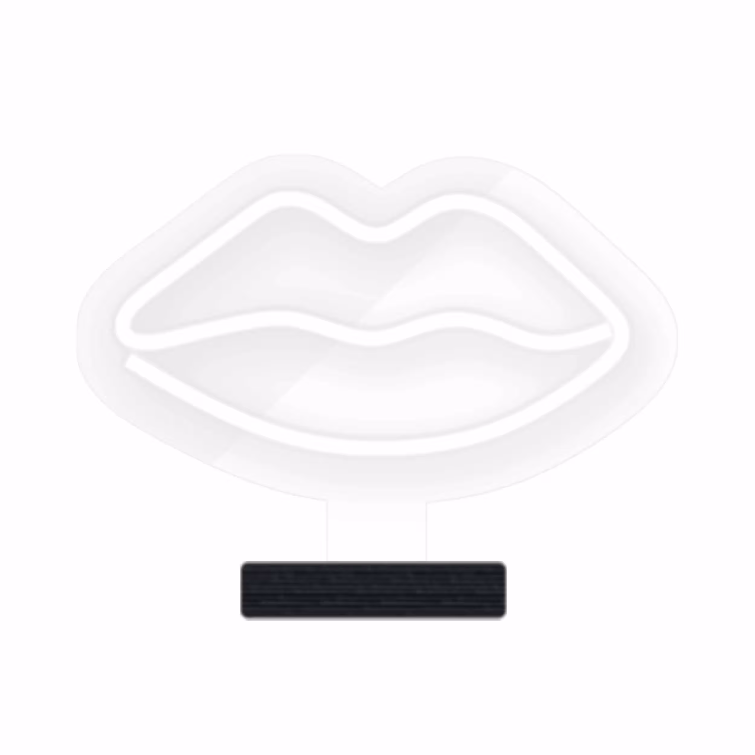 چراغ رومیزی مدل ریموت دار LIP-GL_WHT-GLASS