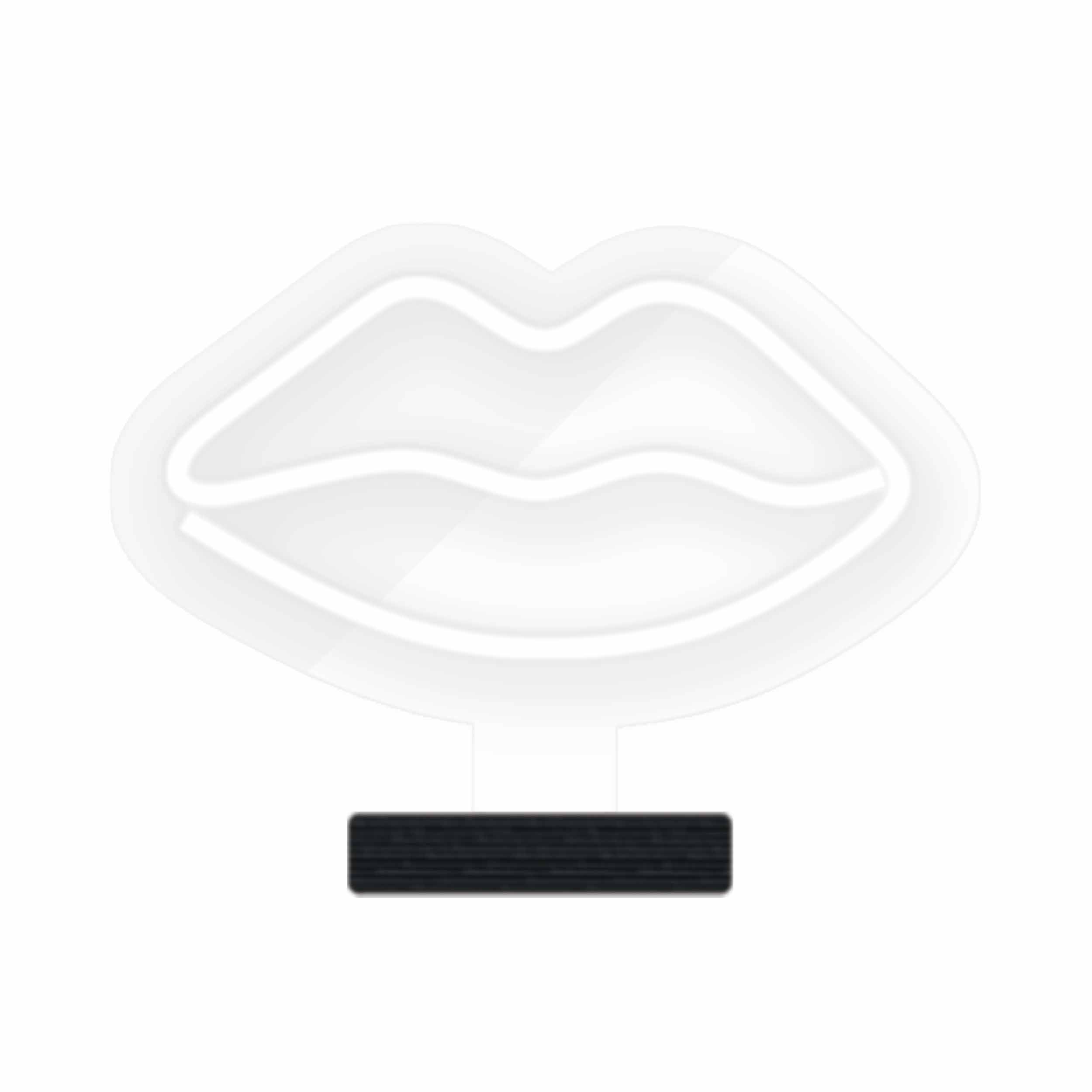 چراغ رومیزی مدل ریموت دار LIP-GL_WHT-GLASS