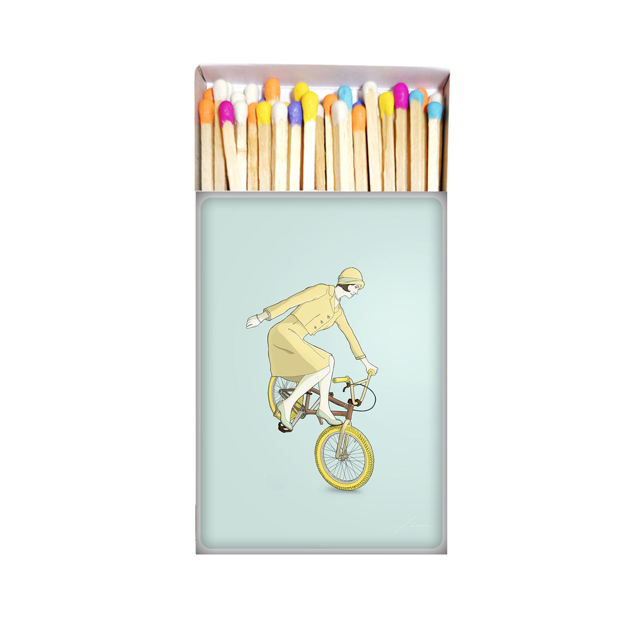کبریت طرح دوچرخه سوار کد kbt474