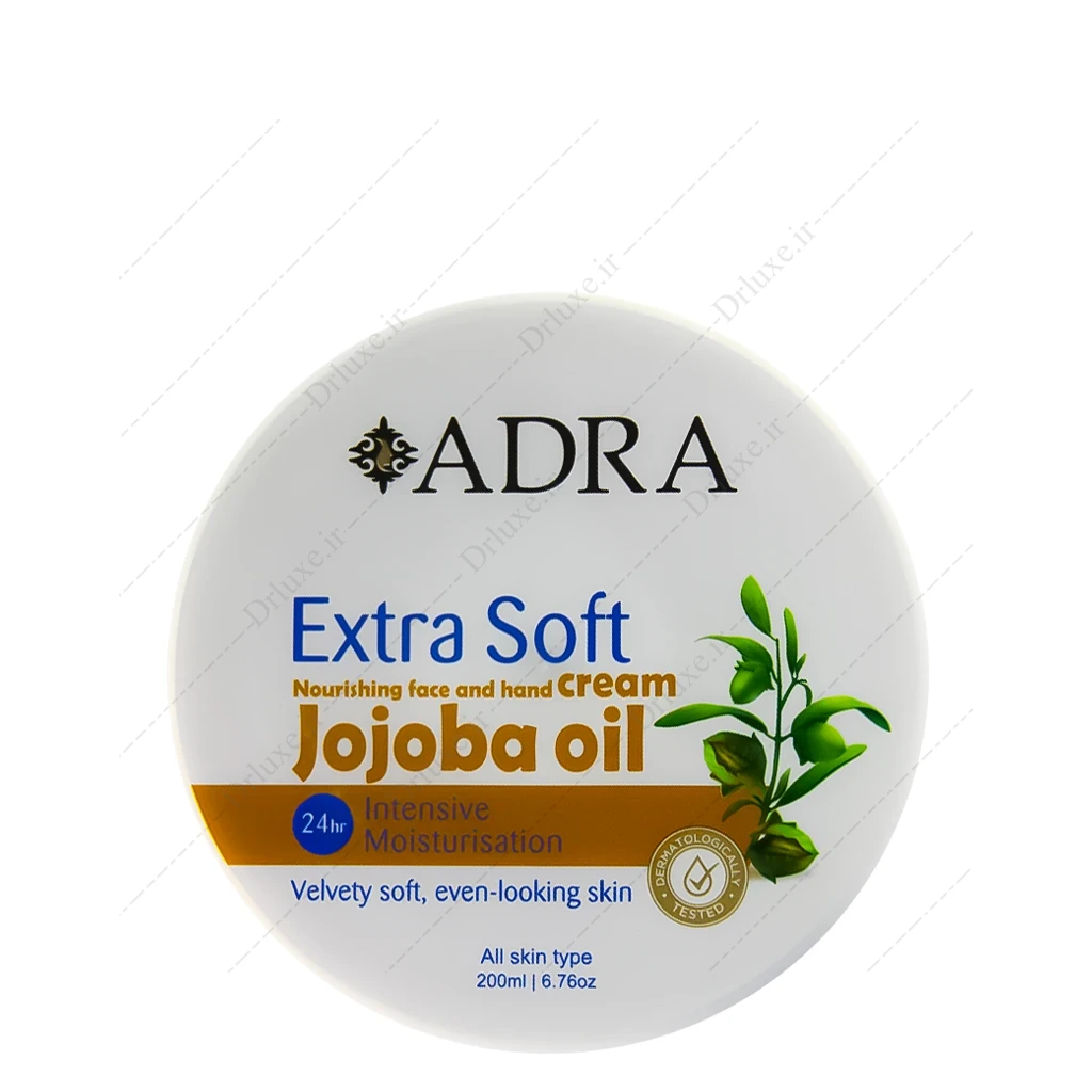 کرم مرطوب کننده دست و صورت آدرا جوجوبا