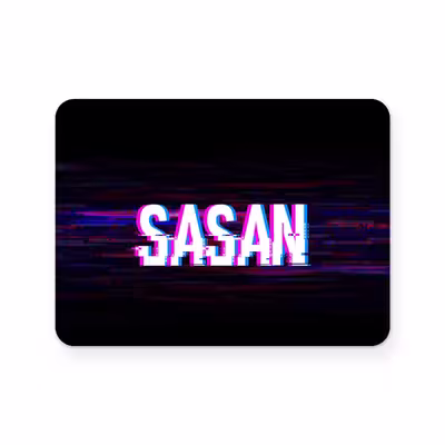 برچسب تاچ پد دسته بازی پلی استیشن 4 ونسونی طرح Sasan