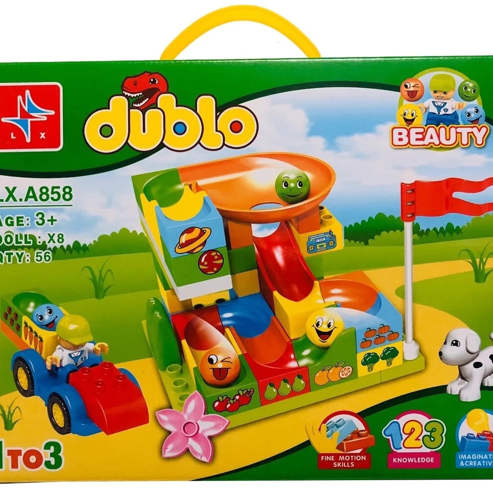 لگو دوبلو قطعات درشت 56 تکه اورجینال بسیار باکیفیت و جذاب dublo 