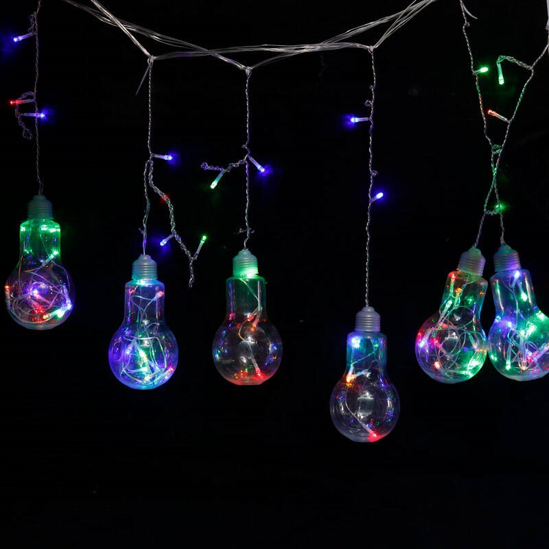 ریسه طرح لامپ بزرگ رنگی 3٫8 متری