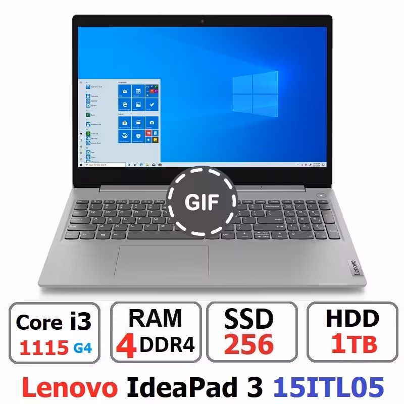 لپ تاپ i3 نسل 11 LENOVO IdeaPad 3 15itl05