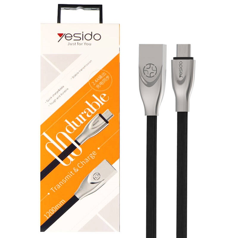 کابل میکرو یو اس بی Yesido CA-16 2.4A 1.2m