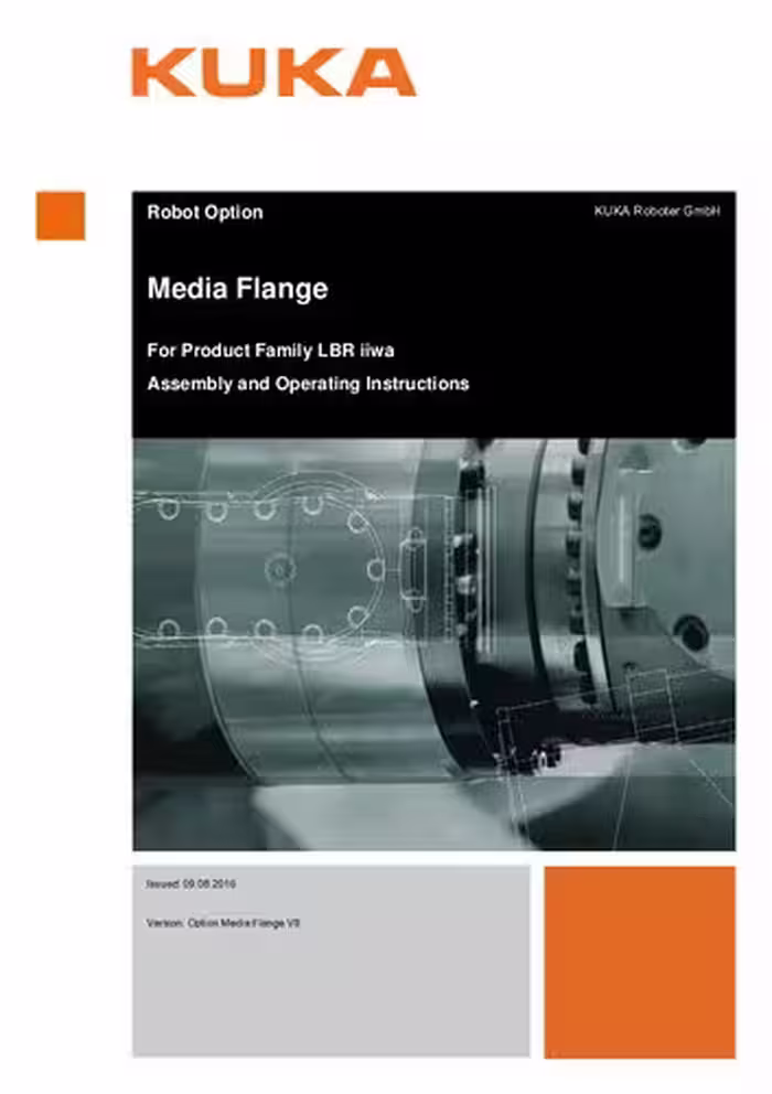خرید و دانلود نسخه کامل کتاب KUKA Media Flange iiwa