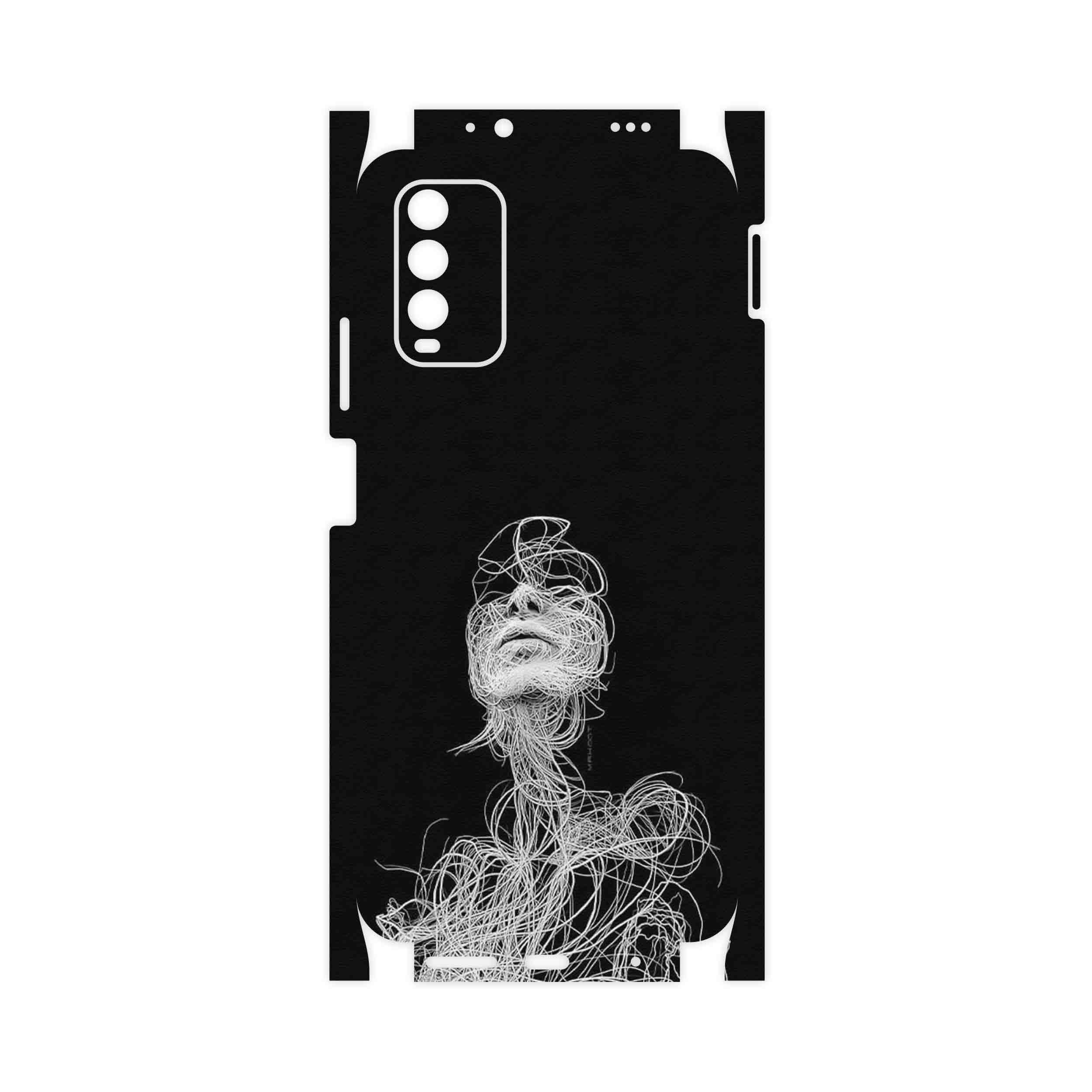 برچسب پوششی ماهوت مدل Strings Digital Art 2-FullSkin مناسب برای گوشی موبایل شیائومی Redmi 9T