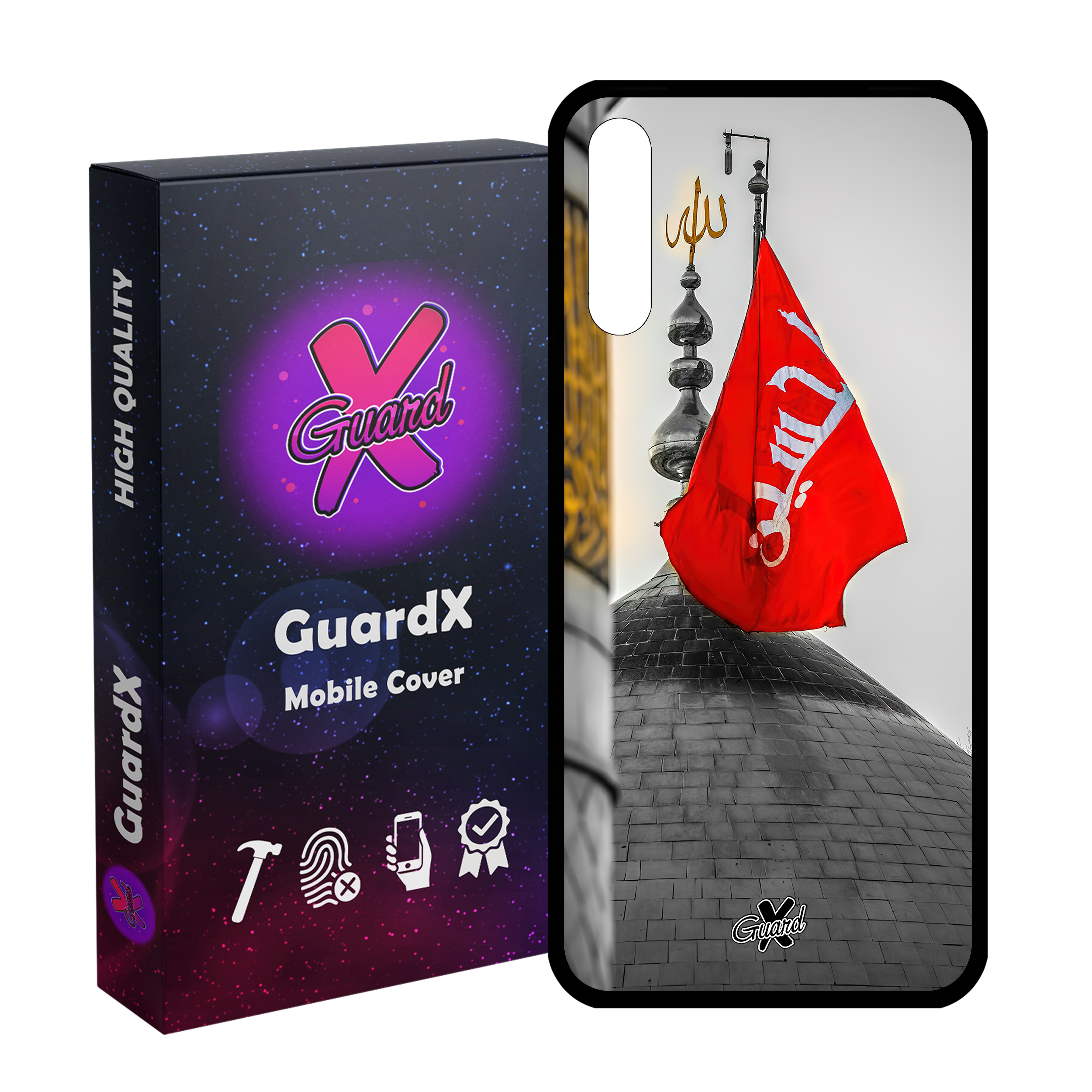 کاور گارد ایکس طرح محرم 2 مدل Glass10457 مناسب برای گوشی موبایل سامسونگ Galaxy A30s/A50/A50s