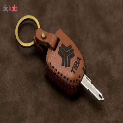 جاسوئیچی خودرو چرم طبیعی کد ct-033 مناسب برای تیبا 1 (عرضه کالا)