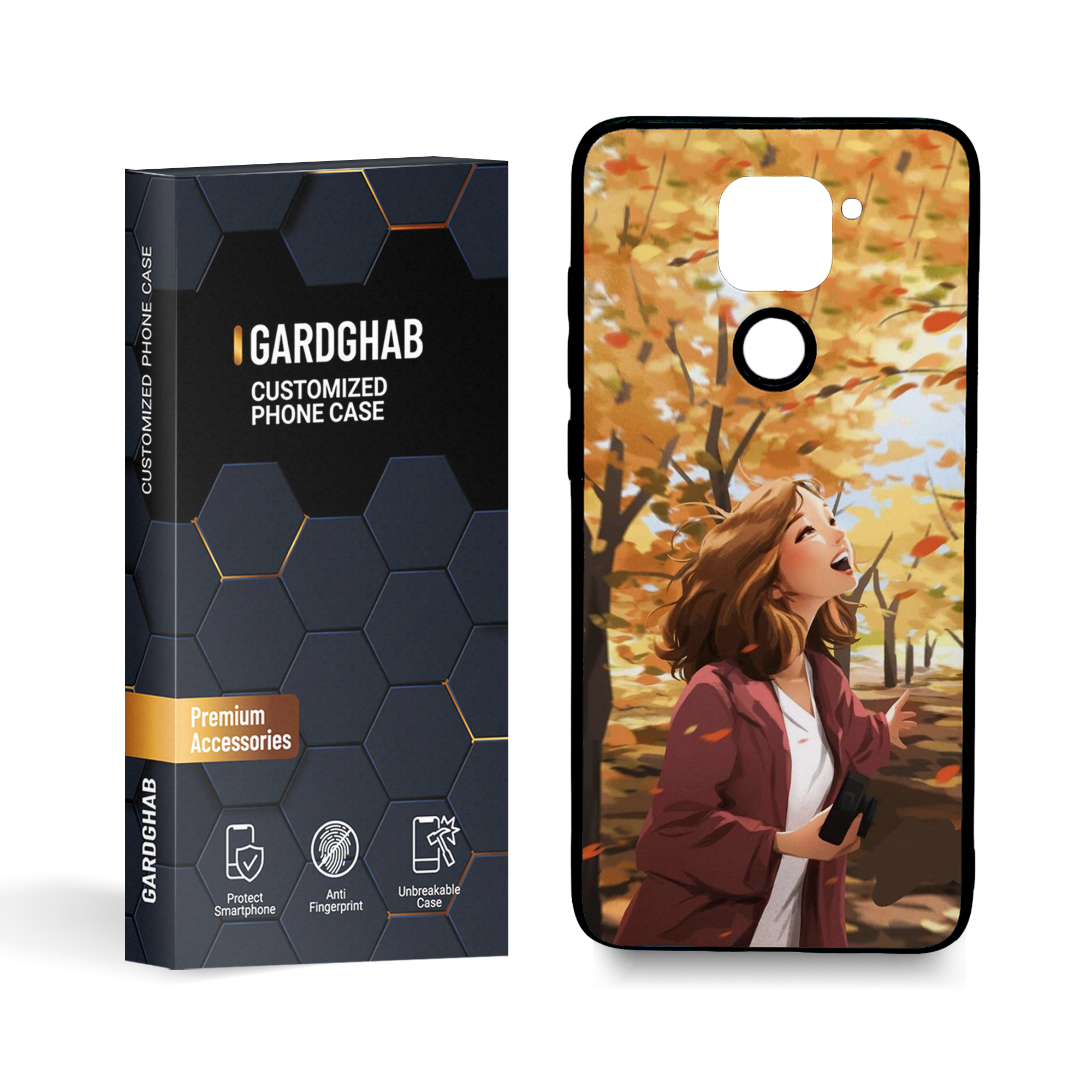   کاور گارد قاب مدل دخترانه مناسب برای گوشی موبایل  شیائومی  redmi note9