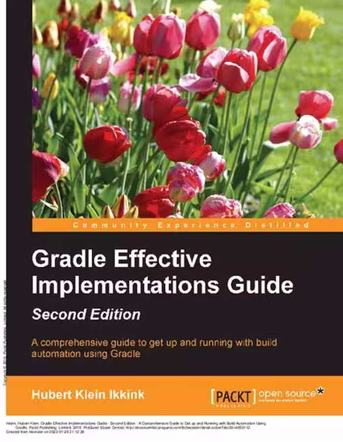 خرید و دانلود نسخه کامل کتاب Gradle Effective Implementations Guide