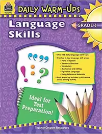 کتاب Daily Warm-Ups: Language Skills Grade 6