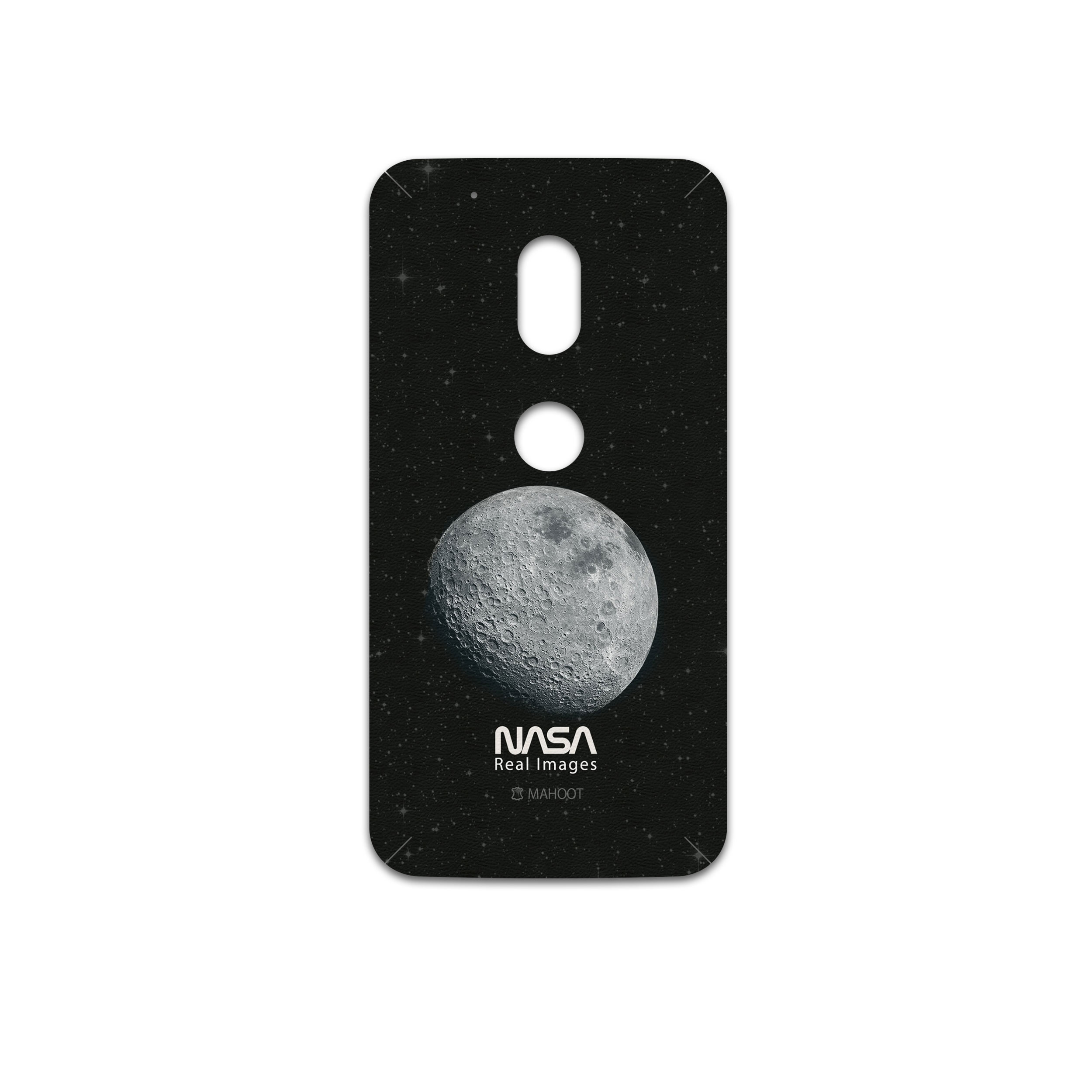 برچسب پوششی ماهوت مدل Moon-By-NASA مناسب برای گوشی موبایل موتورولا Moto G4 Play