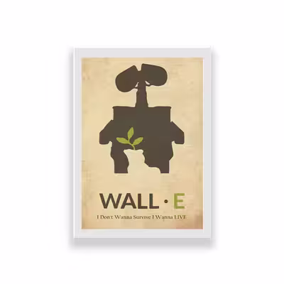 تابلو طرح انیمیشن wall E