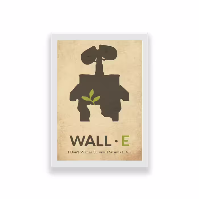 تابلو طرح انیمیشن wall E