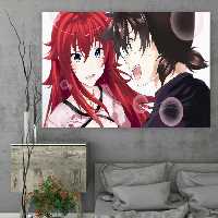 تابلو شاسی طرح انیمه HIGH School DXD مدل SDT124