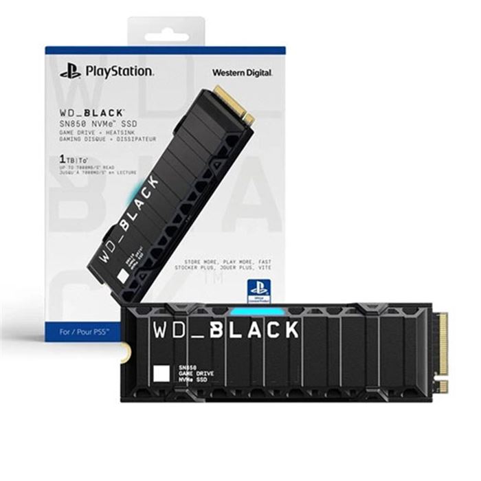 حافظه SSD وسترن دیجیتال مدل  BLACK SN850 NVME For PS5 ظرفیت 1 ترابایت