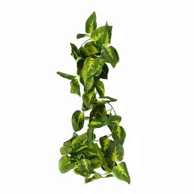 گل مصنوعی مدل ریسه برگ نخی پتوس کد 240CM