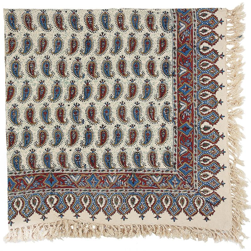 رومیزی قلمکار عطریان طرح بته جقه صفوی کد G473